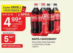 Chorten Napój gazowany Coca-Cola Zero 2-pak oferta