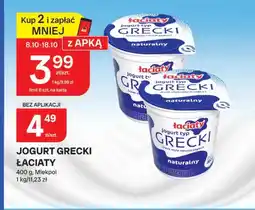 Chorten Jogurt grecki Łaciaty Mlekpol oferta