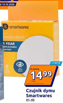 Action Czujnik dymu Smartwares 1 ROK 85 dB oferta
