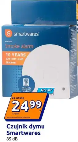 Action Czujnik dymu Smartwares 10 LAT 85 dB oferta