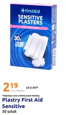 Action Plastry First Aid Sensitive oferta