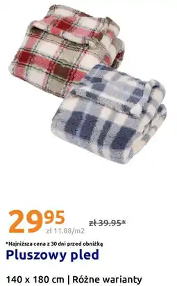 Action Pluszowy pled 140 x 180 cm oferta
