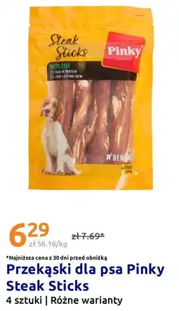 Action Przekąski dla psa Pinky Steak Sticks oferta