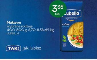 Groszek Makaron Lubella 400-500g oferta