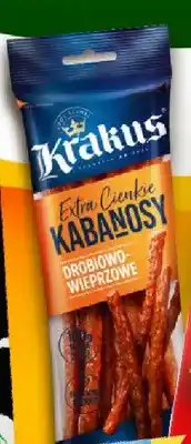 Żabka Kabanosy drobiowo-wieprzowe Krakus oferta
