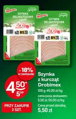 Żabka Szynka z kurcząt Drobimex oferta