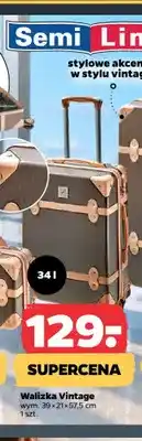 Netto Walizka Vintage Semi Line 39x21x57,5 cm oferta