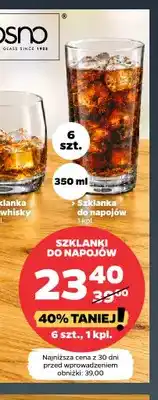 Netto Szklanki do whisky Krosno 310 ml 6-pak oferta
