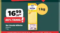Netto Ser gouda w plastrach Miletto oferta