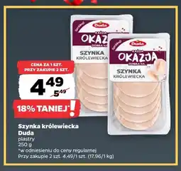 Netto Szynka królewiecka plastry Duda oferta