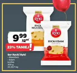 Netto Ser Rycki Edam w kostce Ryki oferta
