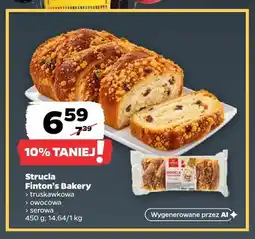 Netto Strucla truskawkowa Finton's Bakery oferta