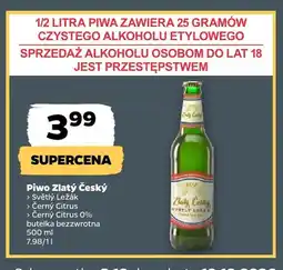 Netto Piwo Zlatý Český Světlý Ležák oferta