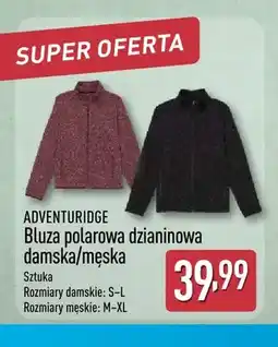 ALDI Bluza polarowa dzianinowa damska/męska Adventuridge oferta