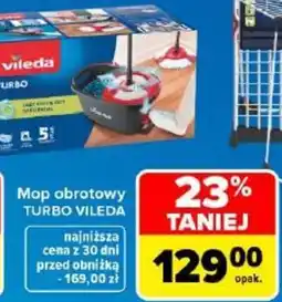 Carrefour Mop obrotowy Turbo Vileda oferta