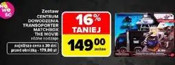 Carrefour Zestaw Centrum Dowodzenia Transpoporter Matchbox The Movie oferta