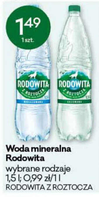 Woda mineralna Rodowita 1,5l