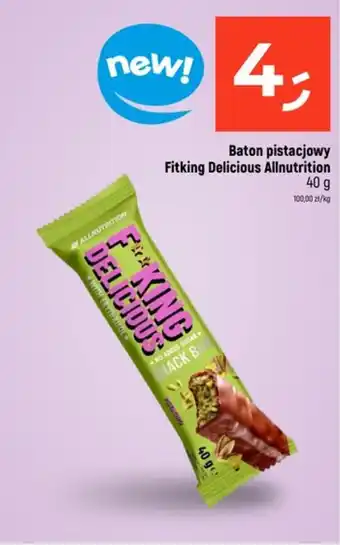 Baton pistacjowy Fitking Delicious Allnutrition