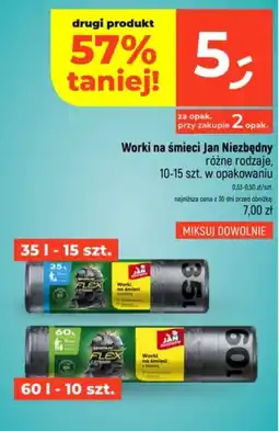 Dealz Worki na śmieci Jan Niezbędny oferta
