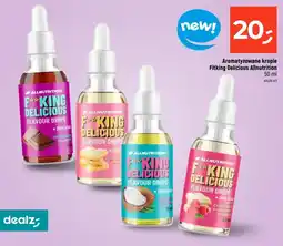 Dealz Fitking Delicious Allnutrition Aromatyzowane krople oferta