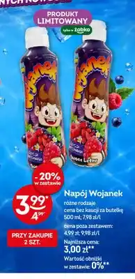 Żabka Napój Wojanek owoce leśne oferta