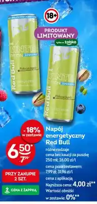 Żabka Napój energetyczny Red Bull The Winter Edition Sugarfree Pistacja-Jagody oferta
