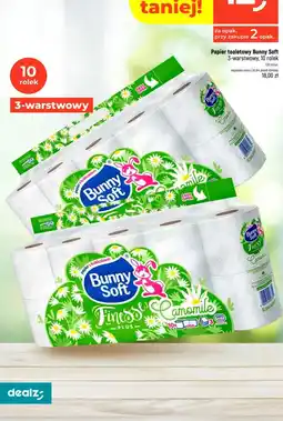 Dealz Papier toaletowy Bunny Soft 3-warstwowy oferta