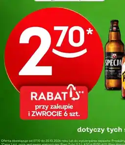 Żabka Piwo Specjal Jasny Pełny oferta