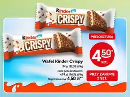 Żabka Wafel Kinder Crispy oferta