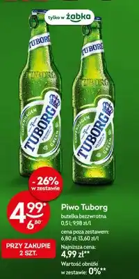 Żabka Piwo Tuborg oferta