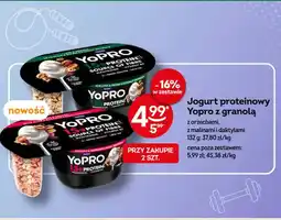 Żabka Jogurt proteinowy YoPro z granolą z orzechami oferta