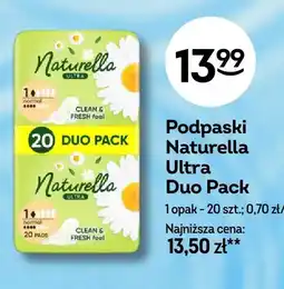 Żabka Podpaski Naturella Ultra 2-pak oferta