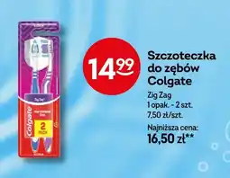 Żabka Szczoteczka do zębów Colgate Zig Zag 2-pak oferta