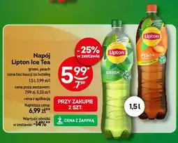 Żabka Napój Lipton Ice Tea peach oferta
