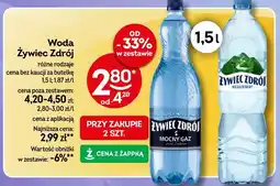 Żabka Woda gazowana Żywiec Zdrój mocny gaz oferta