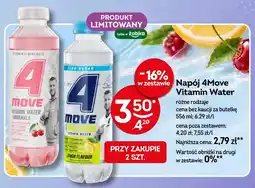 Żabka Napój 4Move Vitamin Water Cherry oferta
