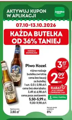 Żabka Piwo Kozel oferta