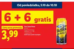 Lidl Piwo Tatra oferta