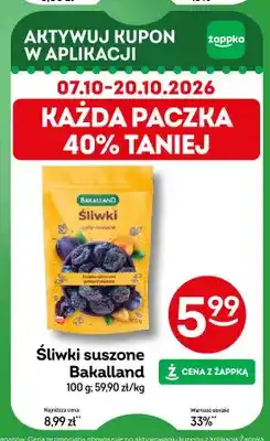 Żabka Śliwki suszone Bakalland oferta