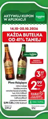Żabka Piwo Książęce Miodowy Lager oferta