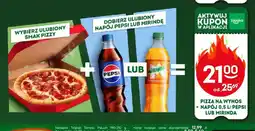 Żabka Zestaw pizza na wynos + napój 500 ml Pepsi lub Mirinda oferta