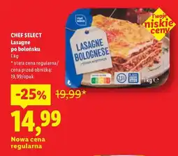 Lidl Lasagne po bolońsku Chef Select oferta