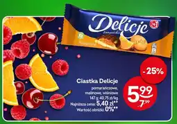 Żabka Ciastka Delicje pomarańczowe oferta