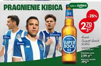 Żabka Piwo bezalkoholowe Super Bock oferta