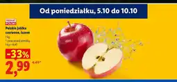 Lidl Polskie jabłka czerwone oferta