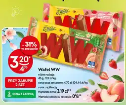 Żabka Wafel WW matcha brzoskwinia E.Wedel oferta