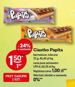 Żabka Ciastko Papita karmelowe oferta