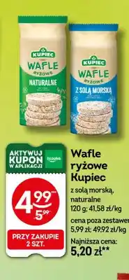 Żabka Wafle ryżowe Kupiec z solą morską oferta