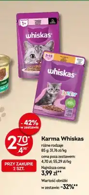 Żabka Karma Whiskas oferta
