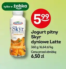 Żabka Jogurt pitny Skyr dyniowe Latte Piątnica oferta